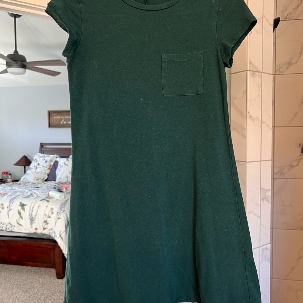 Green T-Shirt Dress